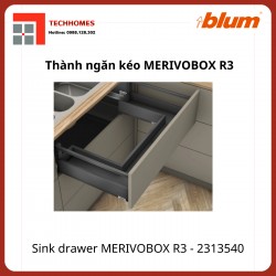 Ngăn kéo dưới chậu rửa Sink drawer MERIVOBOX R3, 2313540, trắng