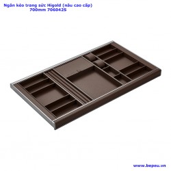 NGĂN KÉO TRANG SỨC HIGOLD MÀU NÂU 700MM 706042S