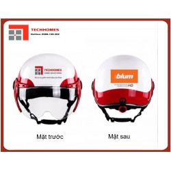 Quà tặng nón bảo hiểm cao cấp khi mua phụ kiện Blum tại Techhomes VN