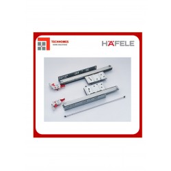 Ray âm nhấn mở giảm chấn EVO 50kg 450mm Hafele 433.32.154