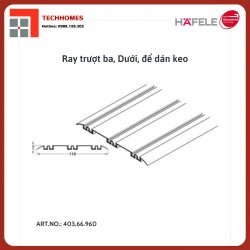RAY BA TRƯỢT DƯỚI 6000MM PHỤ KIỆN CỬA TRƯỢT ĐI HAFELE 403.66.960