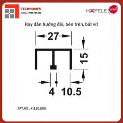 Ray dẫn hướng đôi, bên trên, bắt vít 415.10.805