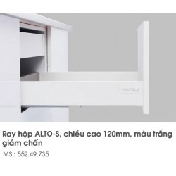 Ray Hộp Alto-S Giảm Chấn H120mm Hafele 552.49.735