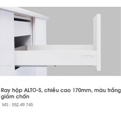 Ray Hộp Alto-S Giảm Chấn H170mm Hafele 552.49.745