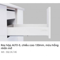 Ray Hộp Alto-S Nhấn Mở H120mm Hafele 552.35.745