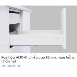 Ray Hộp Alto-S Nhấn Mở H80mm Hafele 552.35.735