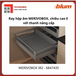 Ray hộp âm MERIVOBOX IR2, chiều cao E, 6847435,xám đậm