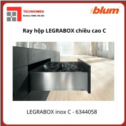 Ray hộp LEGRABOX inox C, chiều cao C 177mm, 6344058