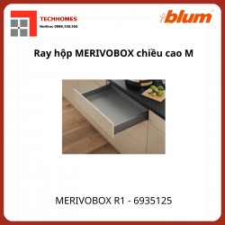 Ray hộp MERIVOBOX R1 chiều cao M, 91mm, 6935125 xám đậm