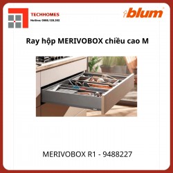 Ray hộp MERIVOBOX R1 chiều cao M, 91mm, 9488227 xám nhạt