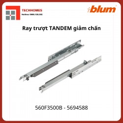 Ray trượt Blum TANDEM giảm chấn 560F3500B 5694588 mở toàn phần 30kg