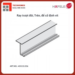 Ray trượt đôi, Trên, để cố định vít 400.52.036