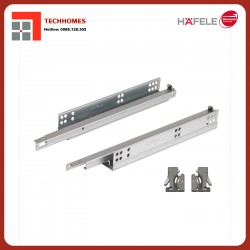 Ray trượt giảm chấn lắp chìm, Mở rộng đơn, tải trọng 30 kg 433.06.465