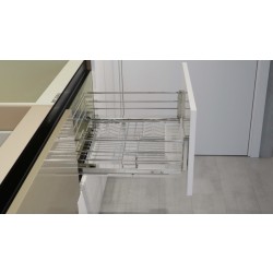 Rổ đựng chén dĩa 3 sides, gắn với cửa tủ 800mm, 7809130