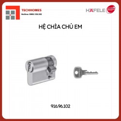 Ruột khoá 1 đầu chìa, chìa chủ EM Hafele 916.96.102