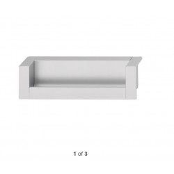 Tay nắm âm, Nhôm, nắp chụp bằng hợp kim kẽm, dáng chữ U ,151.99.902