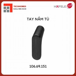 Tay nắm tủ bếp Hafele mạ màu đen 34x29mm 106.69.151 chính hãng