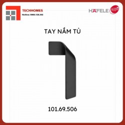 Tay nắm tủ  Hafele màu đen 101.69.506 chính hãng