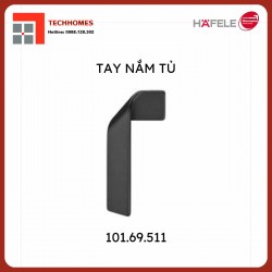 Tay nắm tủ  Hafele màu đen 101.69.511 chính hãng
