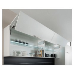 Tay nâng 2 cánh Häfele cao 580-650mm Trắng 372.29.067
