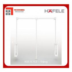 Tay Nâng Móc Áo 600 - 830mm Hafele 805.11.753 màu trắng