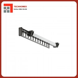 Thanh treo tủ quần áo mở rộng, Bắt vít dưới cạnh tủ, có thể kéo dài 805.04.690