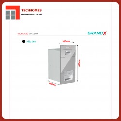 THÙNG GẠO MẶT KÍNH NÚT NHẤN XR.G302M