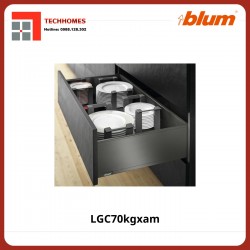 Trọn bộ ray hộp LEGRABOX C - Blum 70kg xám