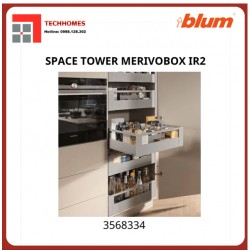 Tủ đồ khô Blum SPACE TOWER MERIVOBOX IR2, 3568334, xám nhạt
