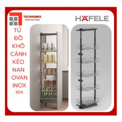 TỦ ĐỒ KHÔ CÁNH KÉO NAN OVAN INOX 304 - 595.71.047