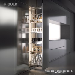 TỦ KHO CÁNH KÉO HIGOLD DIAMOND 2.0 300MM 5 TẦNG 201145