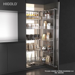 TỦ ĐỒ KHÔ HIGOLD DIAMOND 2.0 450MM 6 TẦNG 202246