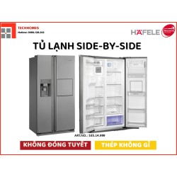 Tủ lạnh SBS Smeg lấy đá ngoài  SIDE-BY-SIDE, ĐỘC LẬP, THÉP KHÔNG GỈ SBS662X