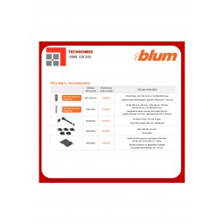 Vít hệ thống, đầu đinh ốc đầu chìm, Ø6 mm, chiều dài ren: 11,2 mm  661.1450.HG - 2066363