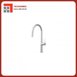 Vòi nóng lạnh dây rút Chrome K2203CR