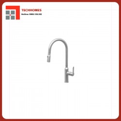 Vòi nóng lạnh dây rút inox K046SS