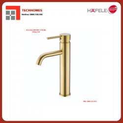 VÒI TRỘN LAVABO HAFELE RETRO 170 BG VÀNG MỜ 589.15.271 