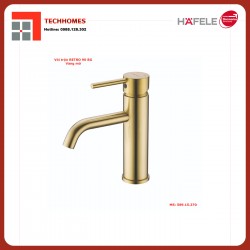 VÒI TRỘN LAVABO HAFELE RETRO 90 BG VÀNG MỜ 589.15.270 