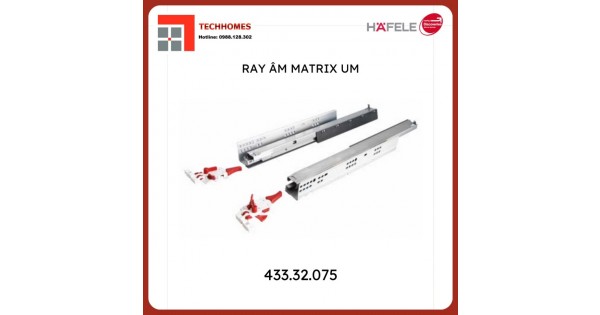RAY ÂM HAFELE EPC EVO GIẢM CHẤN TOÀN PHẦN Hàng chính hãng cao cấp Tại Tphcm