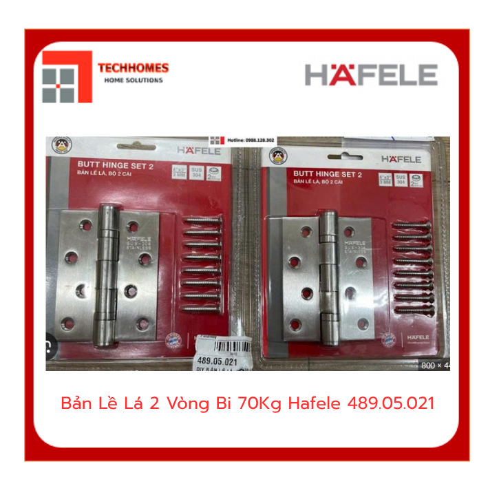 BẢN LỀ LÁ HAFELE DIY 489.05.021 - 489.05.021