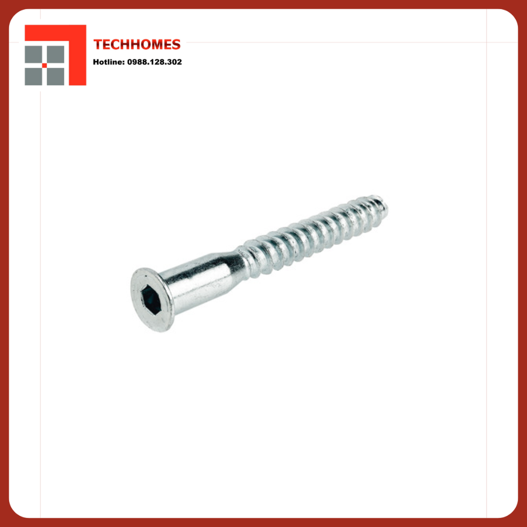 Bas kết nối một mảnh, Häfele Confirmat, đầu chìm, cho lỗ khoan ⌀ 5 mm, SW4 - 26443600