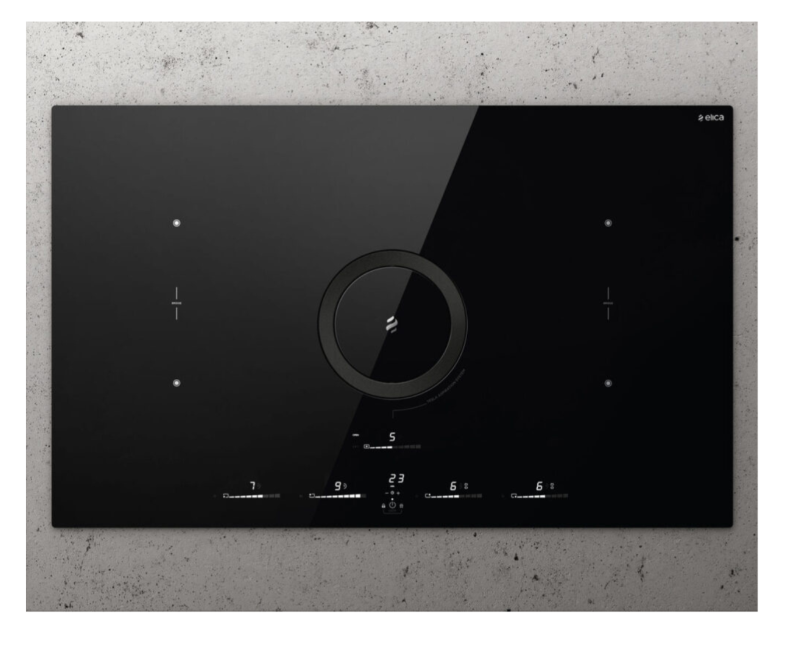 Bếp điện từ kết hợp máy hút mùi ELICA NIKOLA TESLA SWITCH GLOW - TESLA SWITCH GLOW BL/A/83