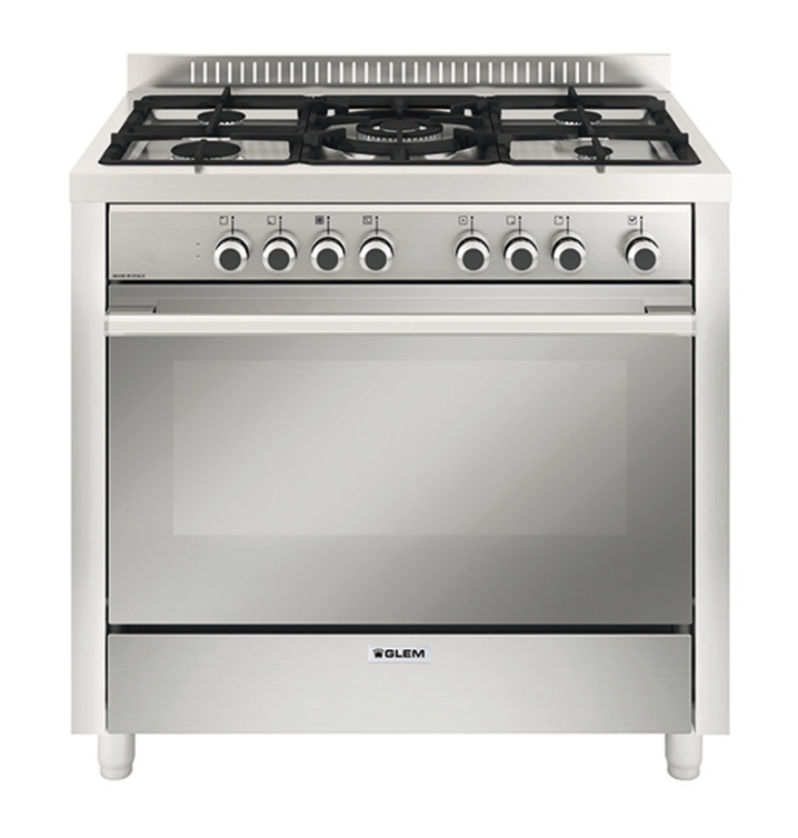 Bếp gas 5 kết hợp lò nướng 90cm Glem MQB612VI - MQB612VI
