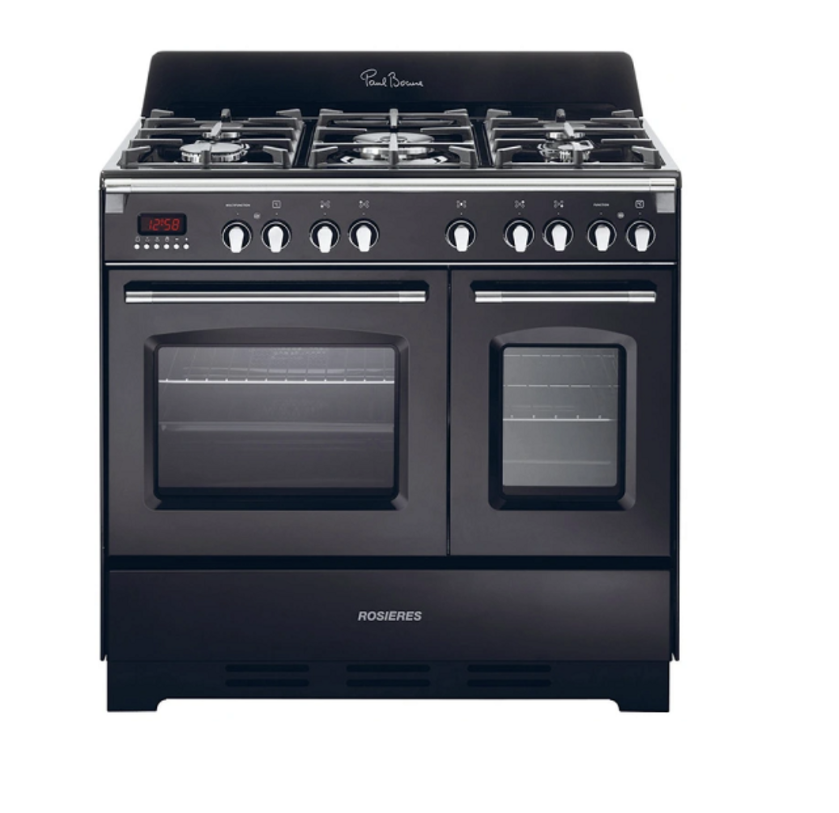 Bếp gas 5 vùng nấu kết hợp 2 lò nướng Rosières RGM95D2SB - RGM95D2SB