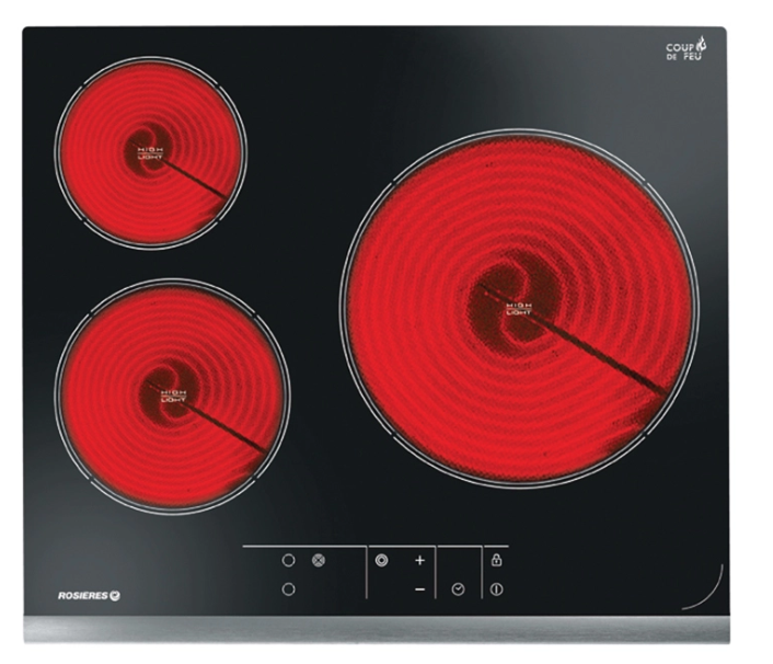 Bếp hồng ngoại 3 vùng nấu RVEF633INK - RVEF633INK