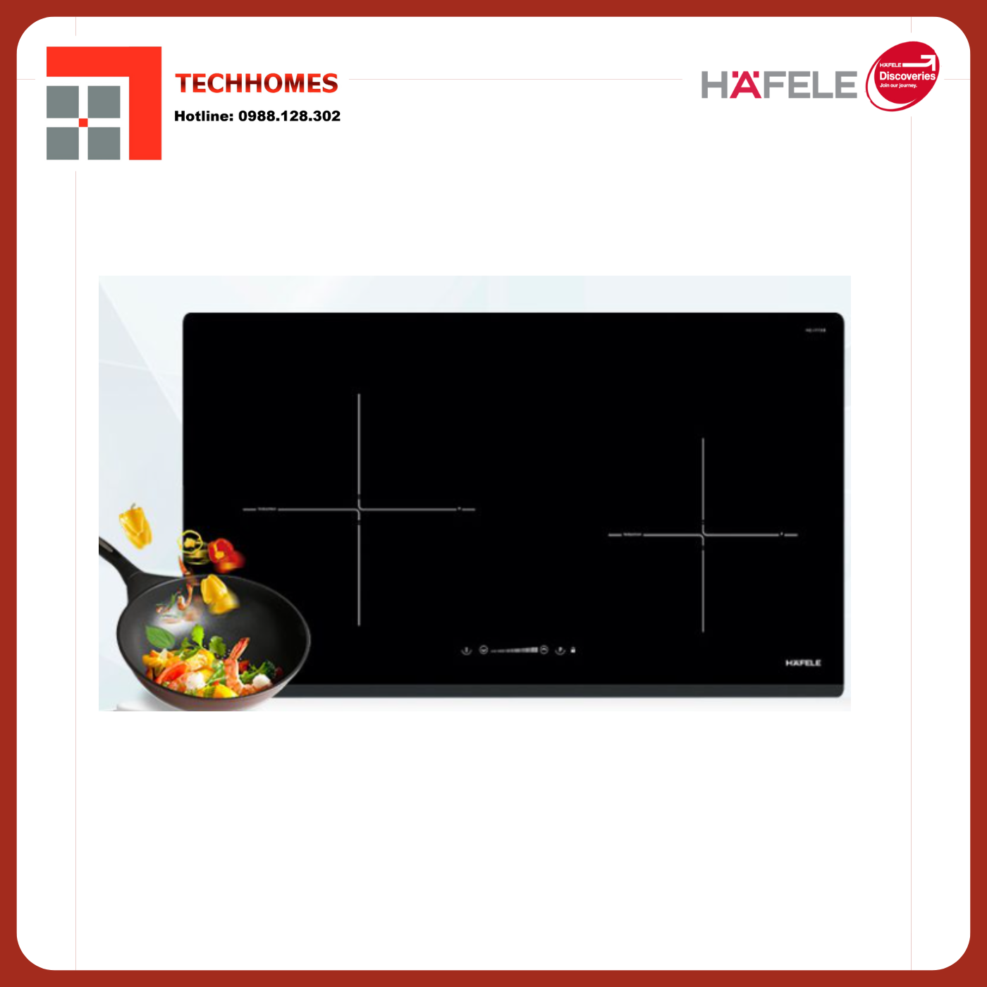 Bếp từ 2 vùng nấu Hafele HC-I772D 536.61.645 - 536.61.645