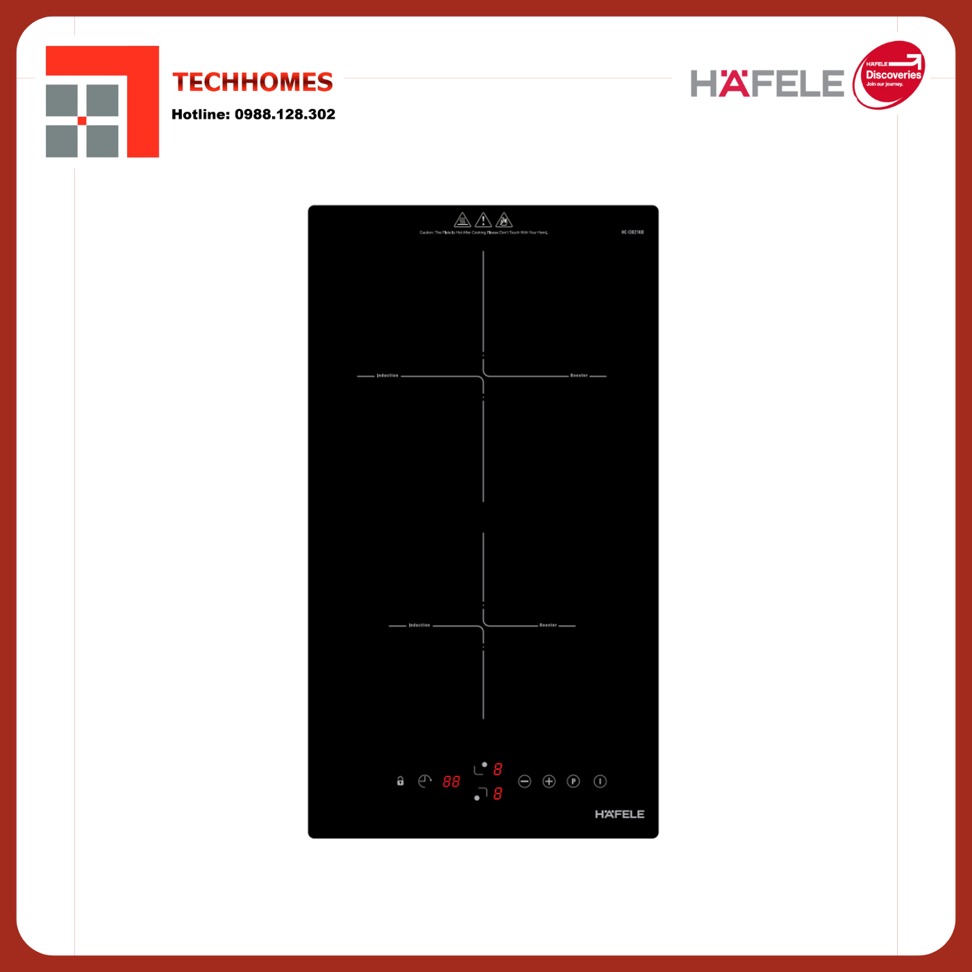 BẾP TỪ DOMINO HAFELE HC-I3021KB 536.61.931 - 536.61.931