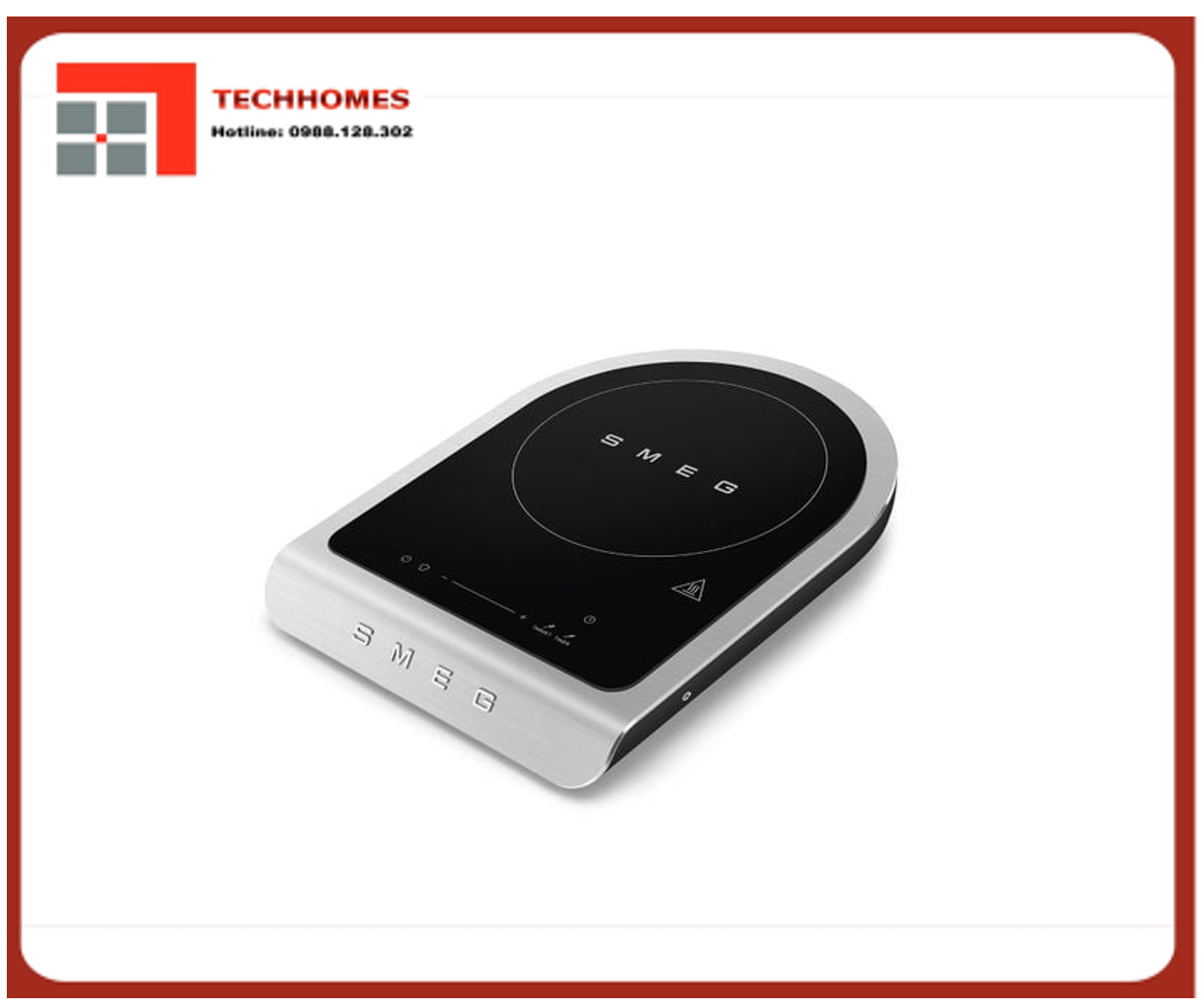 Bếp từ đơn Smeg Collezione Style Đen - PIC01BLMEU