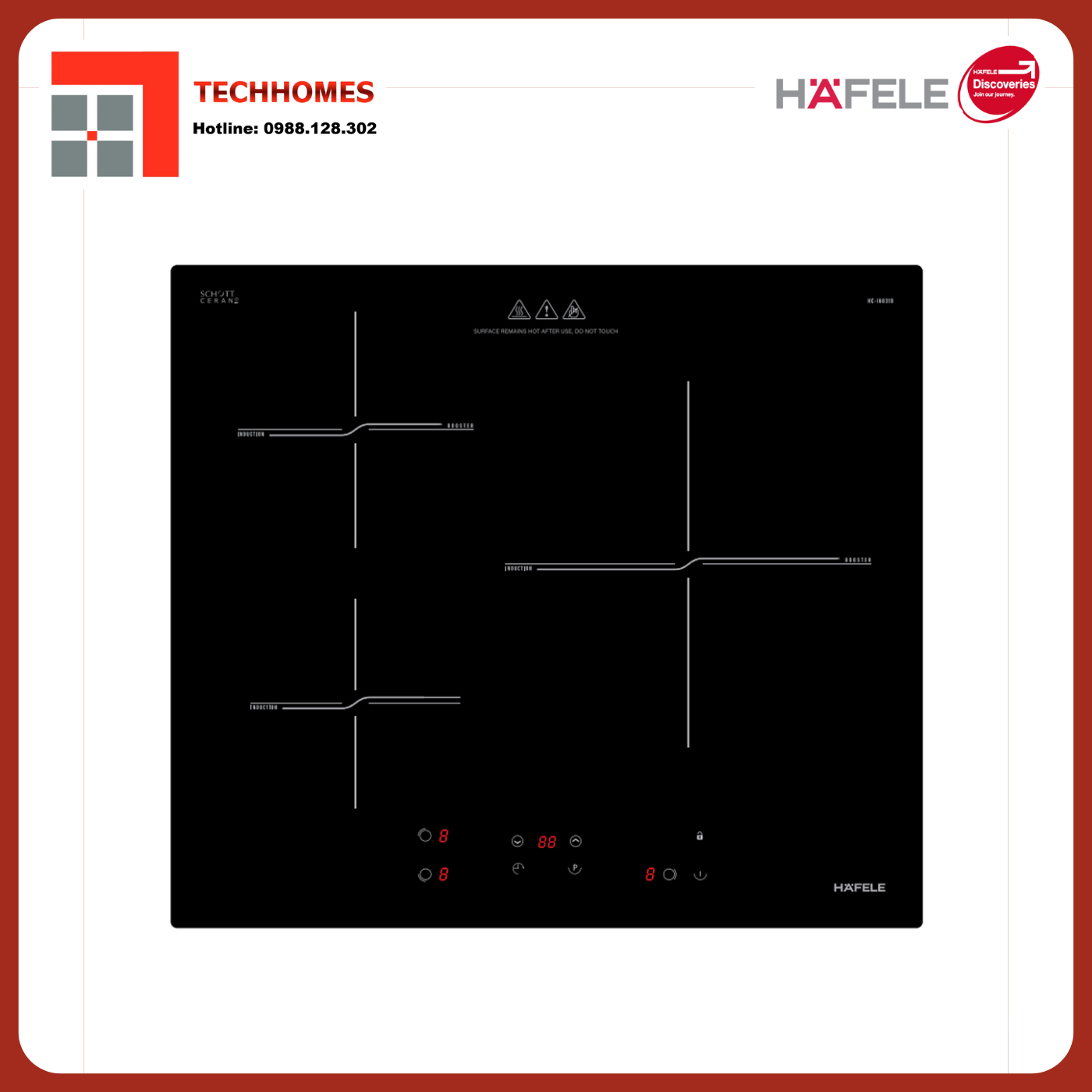 BẾP TỪ HAFELE HC-I6036KB 536.61.915 - 536.61.915