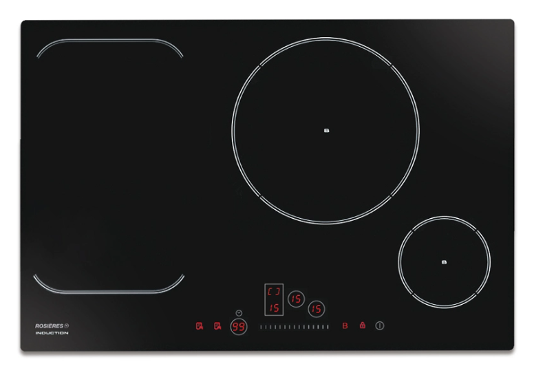 Bếp từ Rosieres mở rộng 80cm âm bàn RFI802 - RFI802